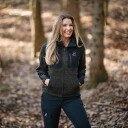 Revolutionrace Dame Overdeler Fleece & midlayers Wander Pro Wool Hoodie Dame Dark Olive M