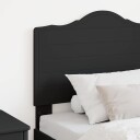  Hodegavl med hodegjerde Svart Eik 80 cm Konstruert tre