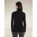 Icebreaker 200 Oasis LS Half Zip Dame Black S
