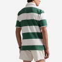 Classic Fit Short-Sleeve Rugby Shirt Antique Green/Oxford White