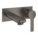 GROHE LINEARE 2-HULLS SERVANTBATTERI M BØRSTET HARD GRAFITT
