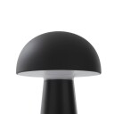 Lindby Zyre LED-bordlampe svart batteri