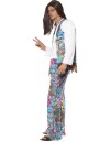 Smiffys Groovy Hippie Karnevalkostyme  Medium