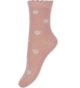 Minymo Ash Rose Strømper Med Lettuce Hem 2-Pakning 35-38