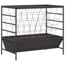 Vidaxl Landsdyr Fôringsapparat Svart 100 X 60 X 90 cm 15 kg