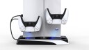 DLX+ LED Multi Function Charger Tower PS5 standard / Digital  - White