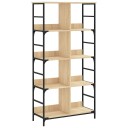  Bokhylle sonoma eik 78,5x33x153 cm konstruert tre 8721012124165