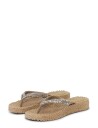 Ilse Jacobsen Flip Flops On Platform Sole   Beige   38