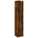  Smalt oppbevaringsskap røkt eik 40x42,5x225 cm konstruert tre