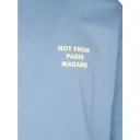 Drôle de Monsieur Slogan T Shirt Atlantic Blue
