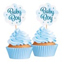 Partypicks Baby Boy - 12-pakning