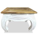 vidaXL Sidebord massivt gjenvunnet tre 50x50x35 cm