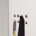 Normann Copenhagen Dropit knagger 2-pack svart liten