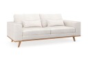 Copenhagen 2 seters Sofa i Bouclé   Hvit