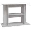 Akvariumstativ Grå Sonoma 80X35X60 cm Konstruert Tre