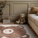Barneteppe Soft Teddybear krem/brun Størrelse: 160 x 230 cm