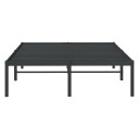 vidaXL Sengeramme i metall svart 120x200 cm