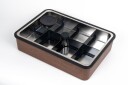Platterbox   Tilbehørssett til matboks 2 8 rom Walnut