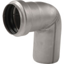 ACO 50 mm 87° avløpsalbue i rustfritt stål AISI 304