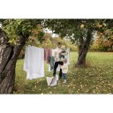 VINTER& BLOOM Kosepledd i lag med muslin Silver Rose