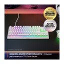 SteelSeries Apex 3 TKL Gamingtastatur Hvit med Nordisk Layout og RGB