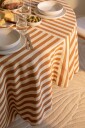 Decotique Block Stripe Duk 140x240 cm Brun