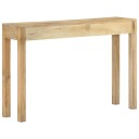 vidaXL Konsollbord 110x30x75 cm bleket heltre mango