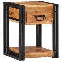  Nattbord 40x35x50 cm Solid Akasietre
