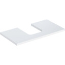 GEBERIT ONE bordplate 900x470x30mm utskjæring i midten for høy kompakt kum