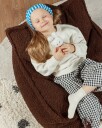 Wigiwama Beanbag Chair Teddy   Brown   80X 70X 50CM