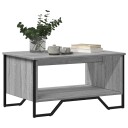  Salongbord grå sonoma 75x51x40 cm konstruert tre 848487