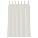  Gardiner med gardiner 2 pcs Krem Polyester