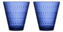 iittala Kastehelmi glass 30 cl 2-stk Ultramarinebl?