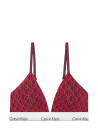 Calvin Klein Lightly Lined Triangle   Red   XL