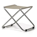 Fiam Chico fotpall taupe aluminium/textilene