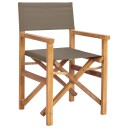  Spisestuestol Brun og gråbrun 56 x 54 x 87 cm Massivt Teaktre
