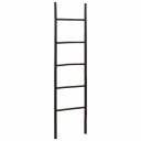 vidaXL Teppestige Svart 50 x 190 cm Bambus