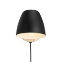 NORDLUX THEO VEGGLAMPE GU10 SORT