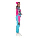 Wilbers & Wilbers 80-talls Neon Skidress Dame Kostyme 44 004412-H-044