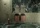 Fossbad Provence servantskap B50 med Monaco porselenservant val
