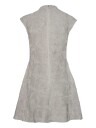 ROTATE Mesh Mini Dress Kjole Grå 34