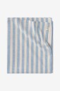 Ellos Home   Duk Elly Classic Stripe i resirkulert halvlinne   Blå