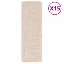  Anti skli Trapematter 15 pcs Krem 60 x 25 cm PP