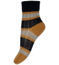 FUB 2-Pack Two-Tone Stripe Socks - Navy - 19/21