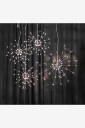 Star Trading Hengende Firework 60 stk LED lys Sølv