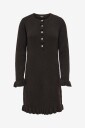 Only   Kjole onlMera Life LS Frill Dress EX Knt   Brun