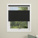 DEBEL PLISSÉGARDIN TOUCH SPLIT LYSDEMPENDE SORT 80X160