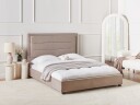 Dobbeltseng med lamellramme Rouen 140x200 cm   Taupe