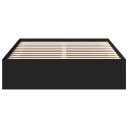vidaXL Sengeramme svart 120x190 cm 8721012158511