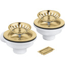 GROHE avløpsventil 1 1/4 t/kv børstet kjølig soloppgang brass